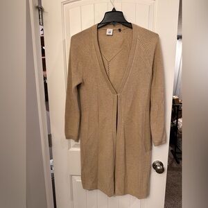 CAbi Beige Knit long Cardigan